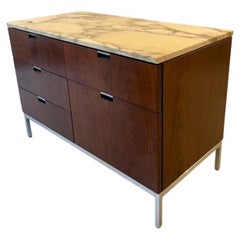 Anrichte / Sideboard aus Marmor und Palisanderholz von Florence Knoll, ca. 1960er Jahre