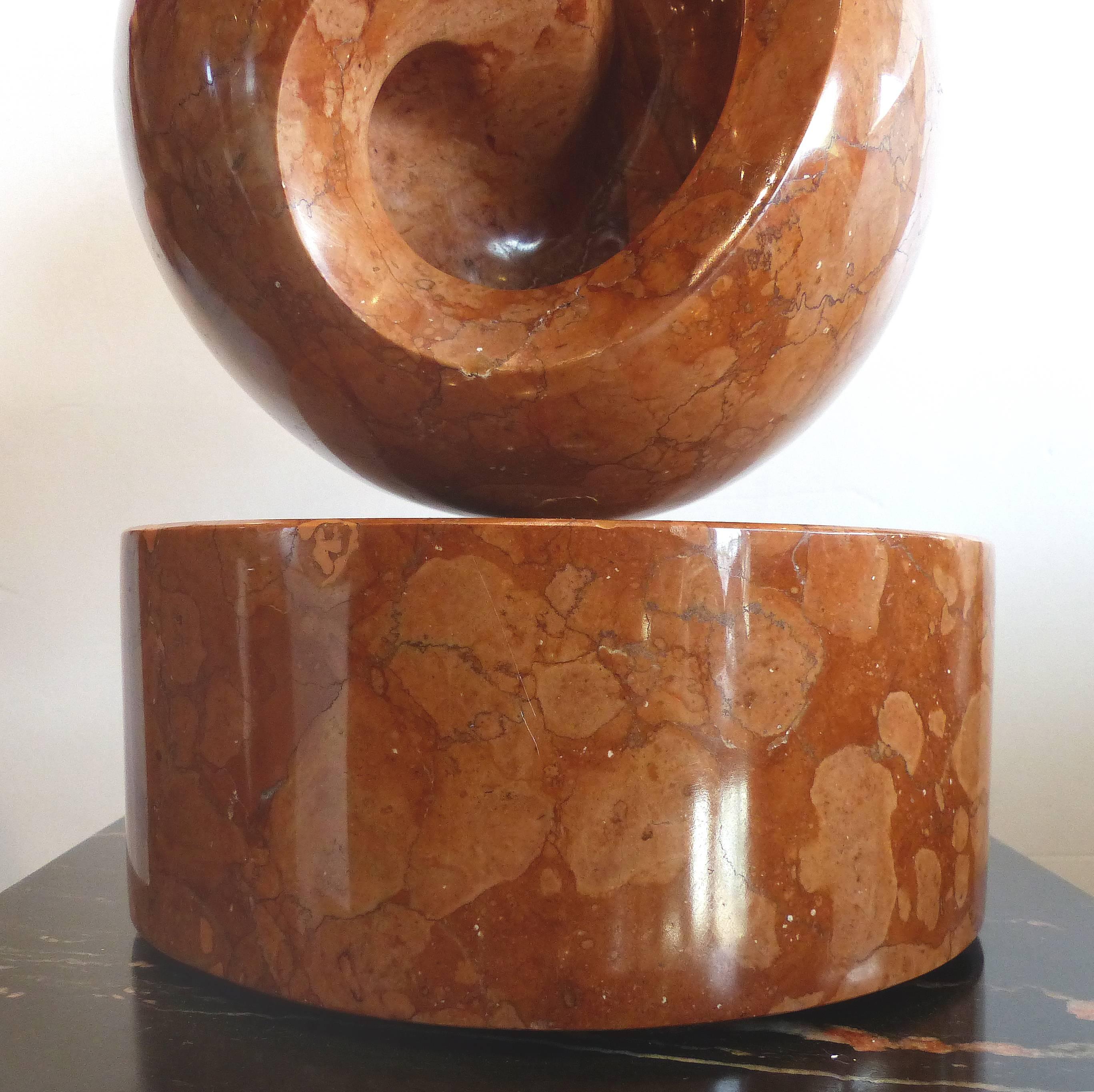 Marble Rotating Sculpture by Gabriel Juarez 'Peru/USA' 2