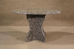 Marble Round Top Dining Table