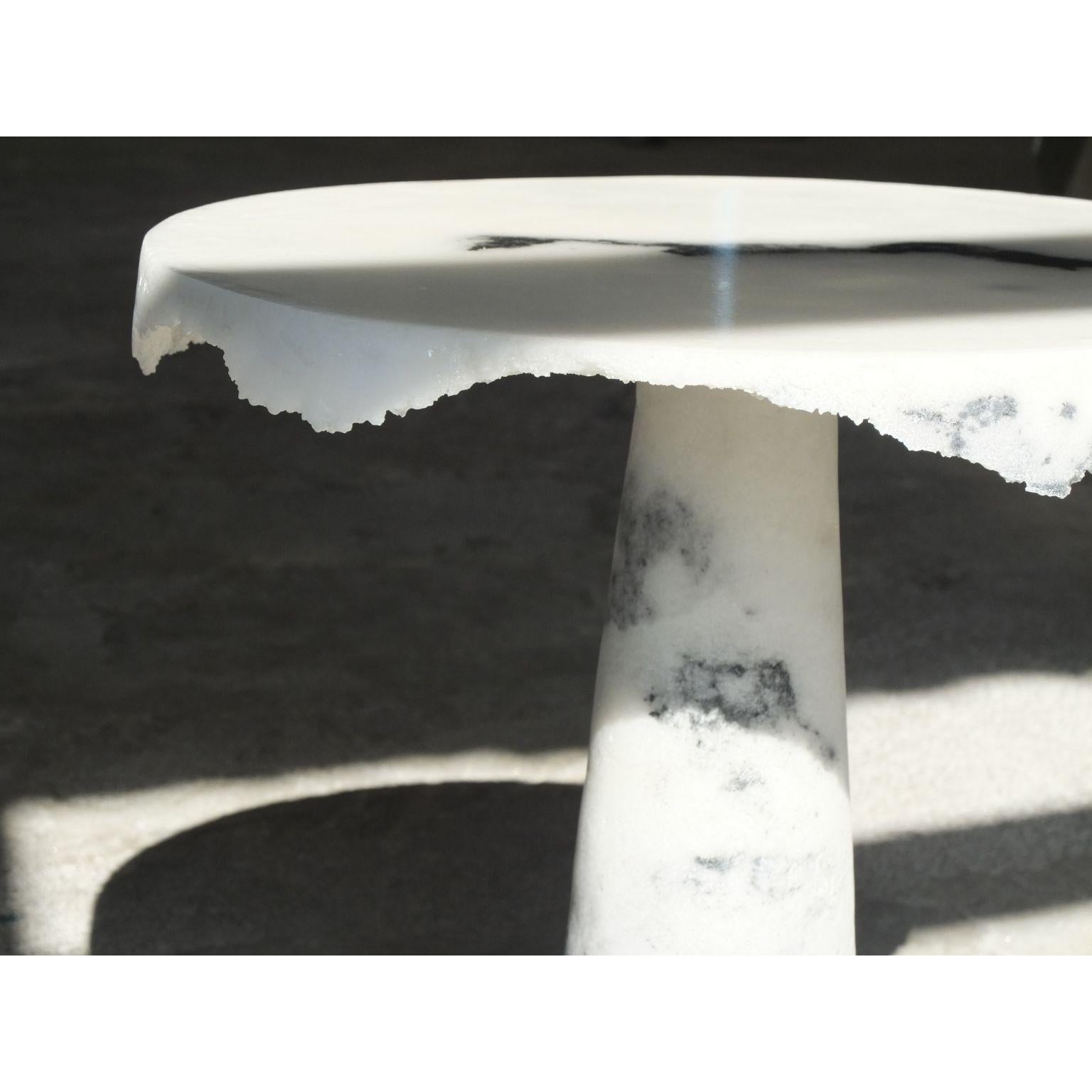 Other Marble Salt Side Table by Roxane Lahidji For Sale