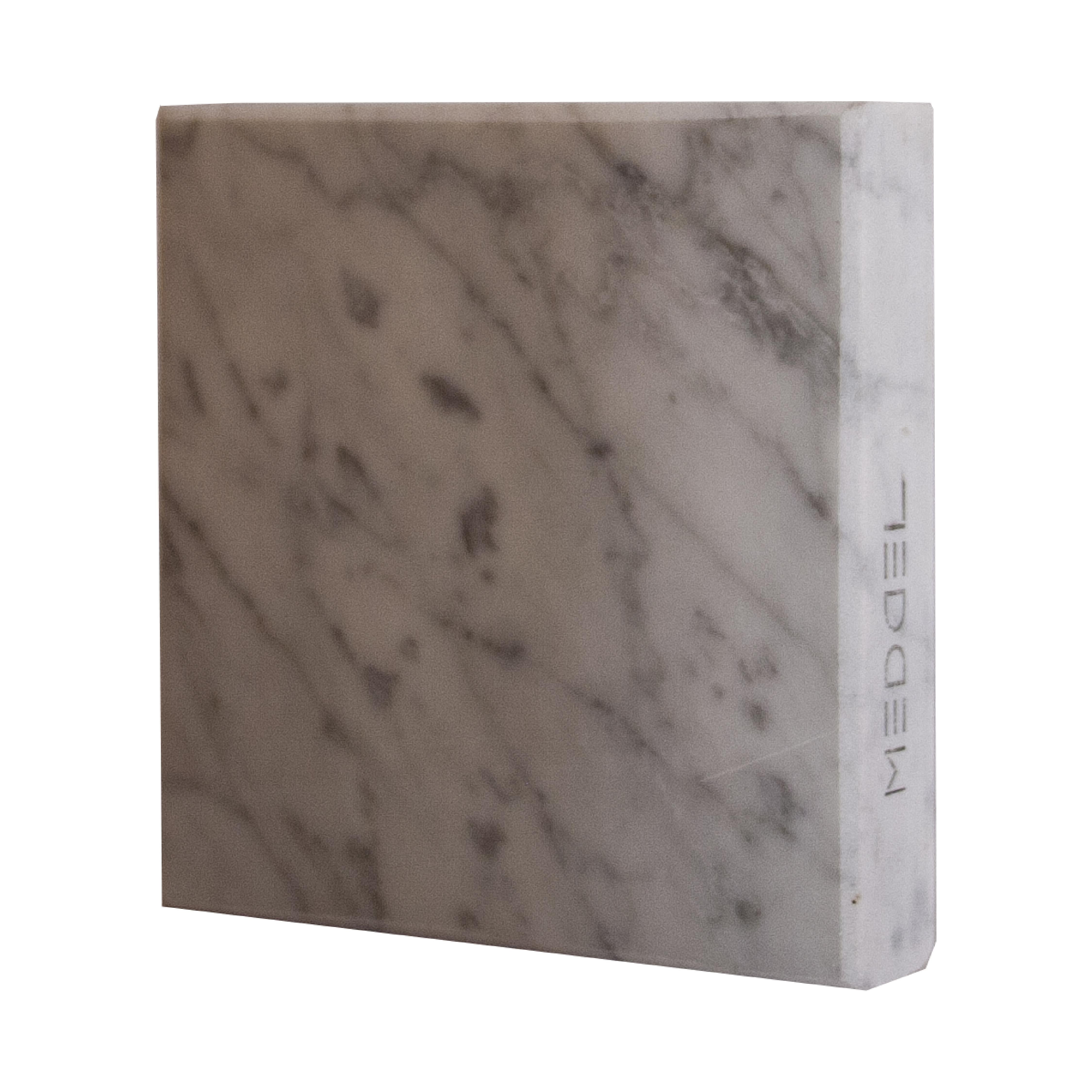 Brushed MARBLE SAMPLES pack of 6 samples to choose from different marble and finishings For Sale