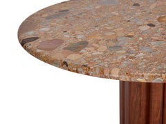Marble San Rafael Pedestal Table by Lawson-Fenning