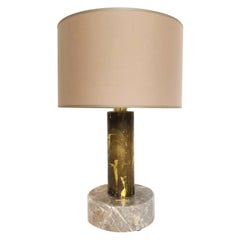 Marble Sculpted Table Lamp by Brajak Vitberg