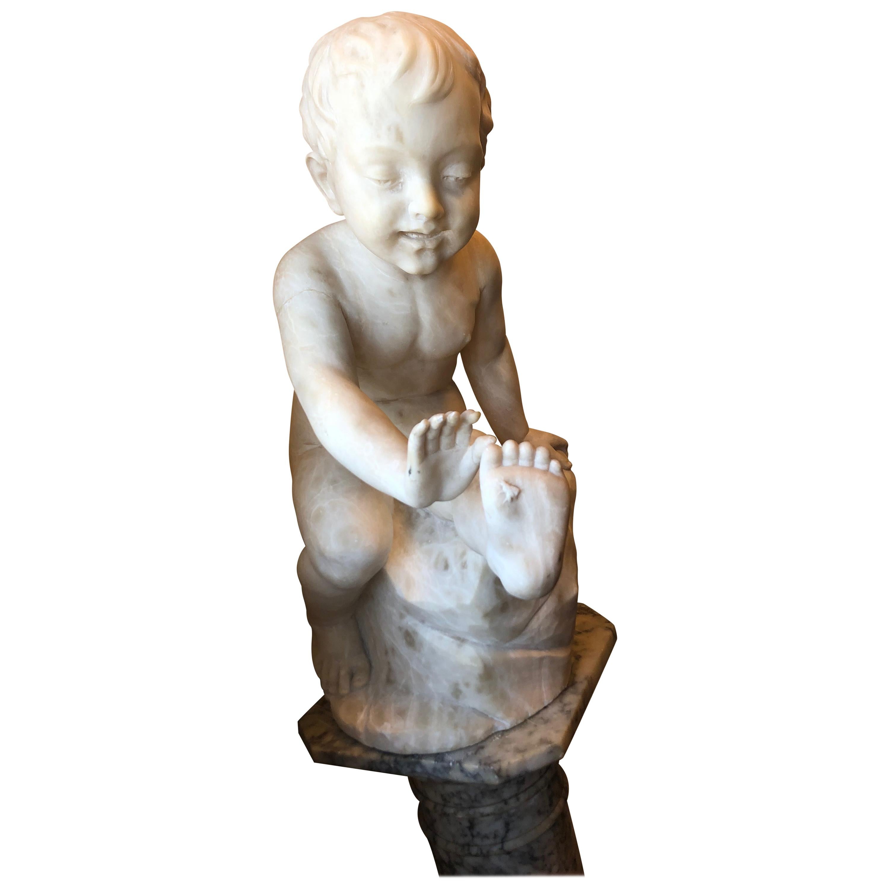 Marble Sculpture, 19th Century