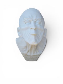 Marble Sculpture after Franz Xaver Messerschmidt's The Beaked Man, Italy, 1950s