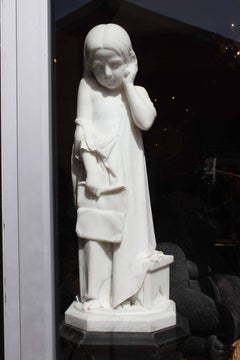 Escultura de mármol de Angelo Biella, Milán