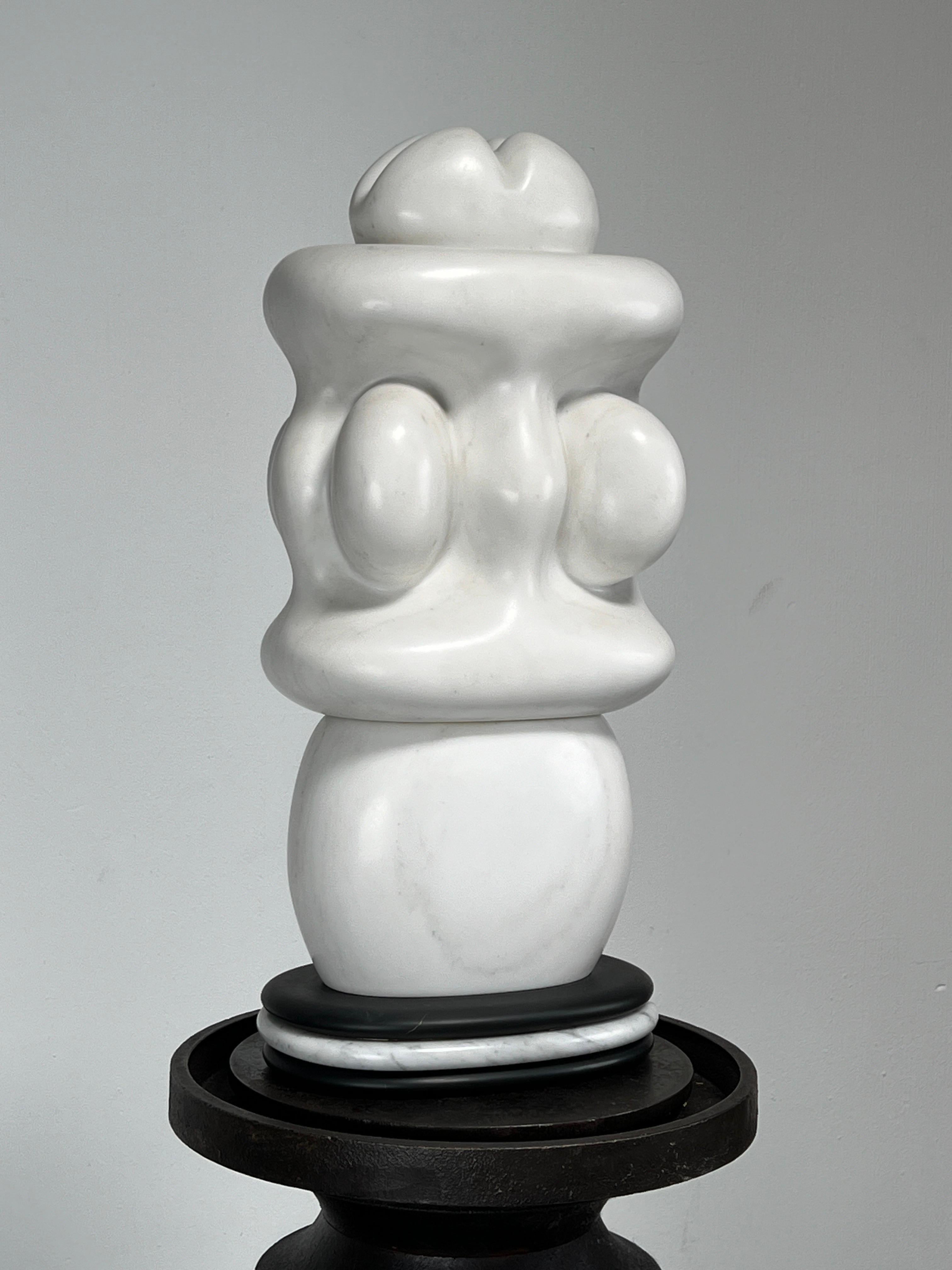 Americano Scultura in marmo di Charles Herndon in vendita