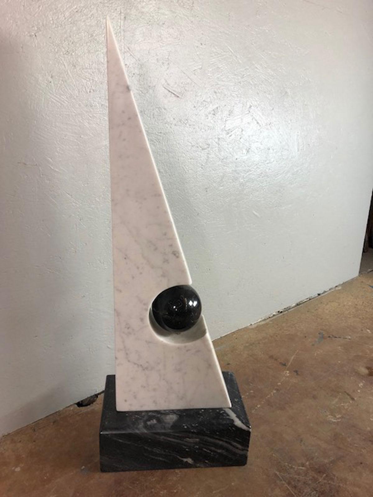 American Marble Sculpture by Duffy McMahon For Sale
