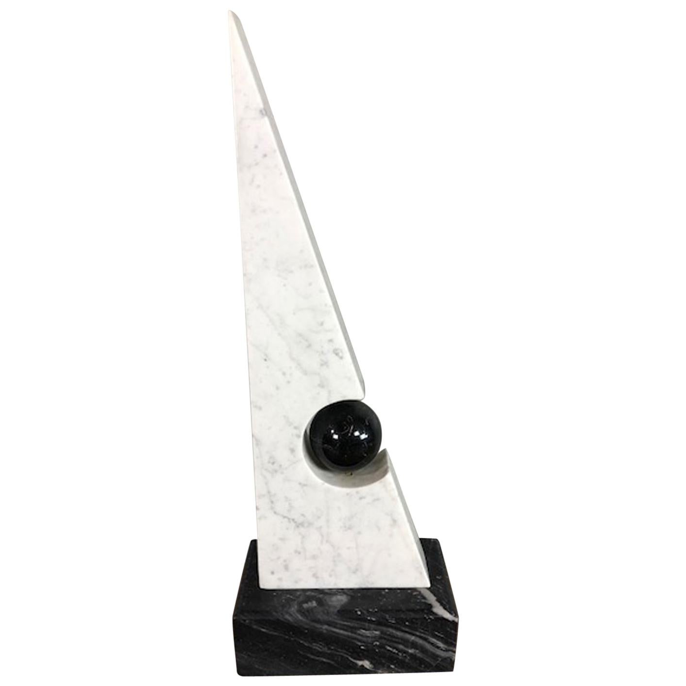 Marble Sculpture by Duffy McMahon For Sale