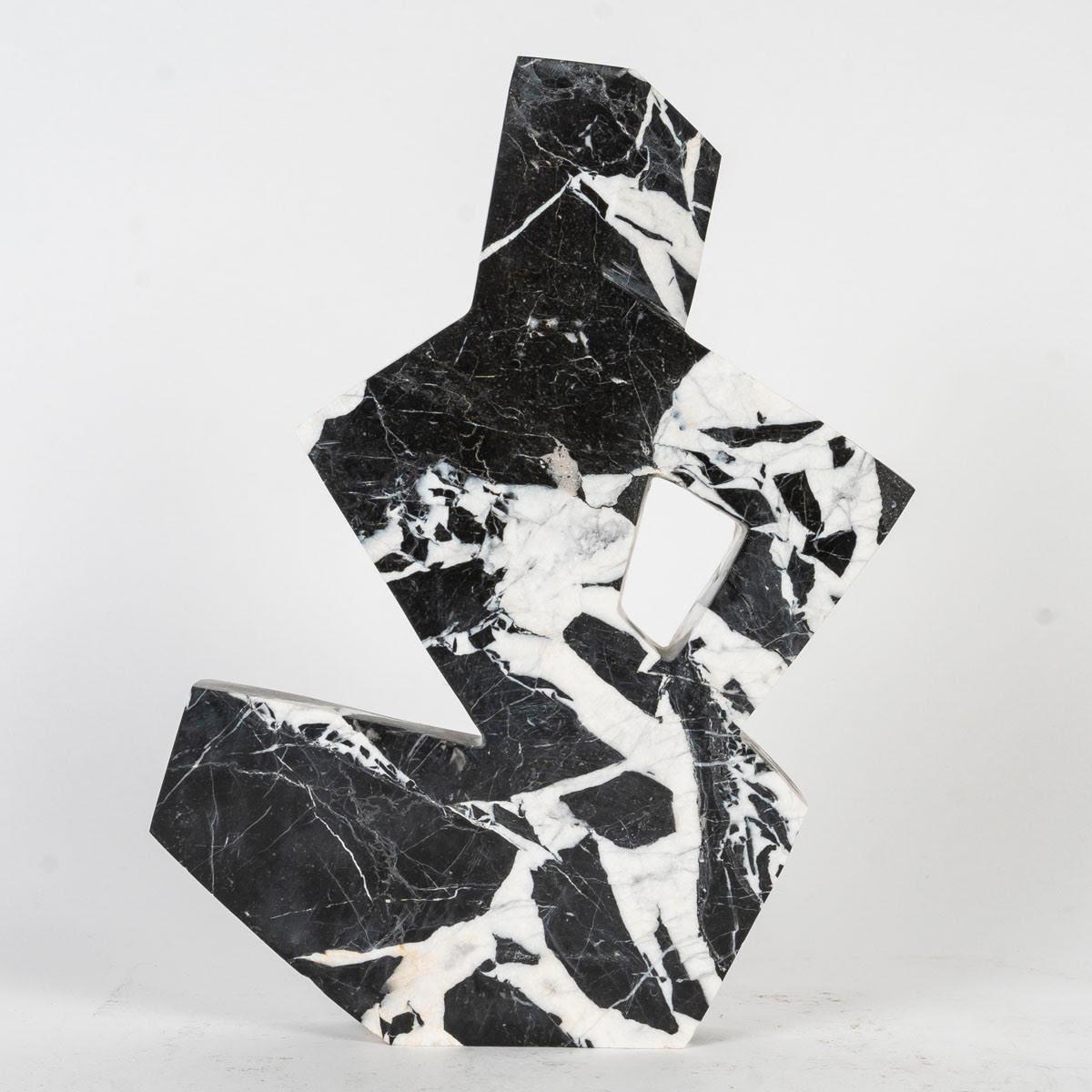Contemporary Marble Sculpture by François Fernandez, known as SAVY, Signed and Dated 2001. For Sale