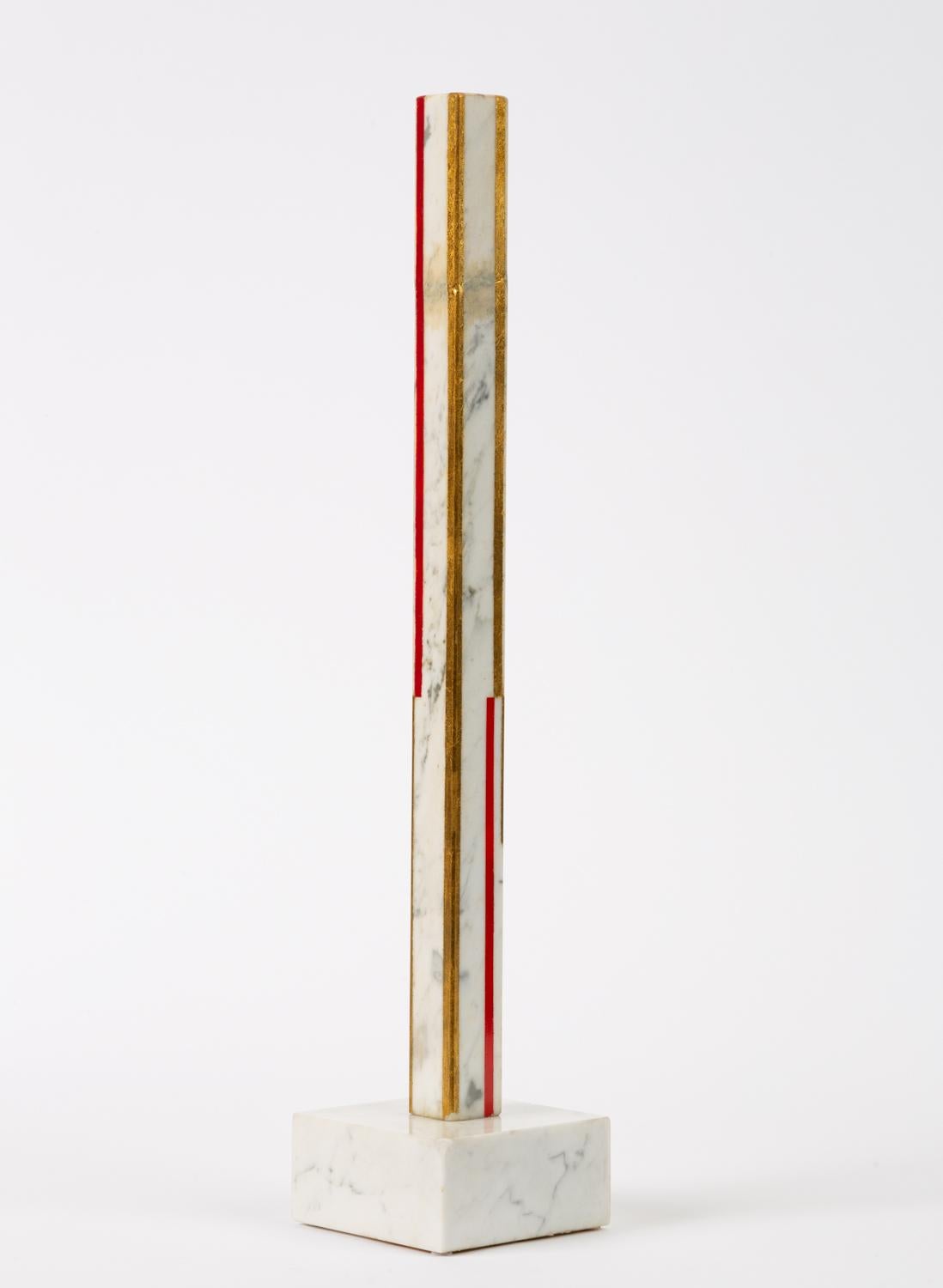 Marble Sculpture by Ilya Bolotowsky, “Column #22” 1