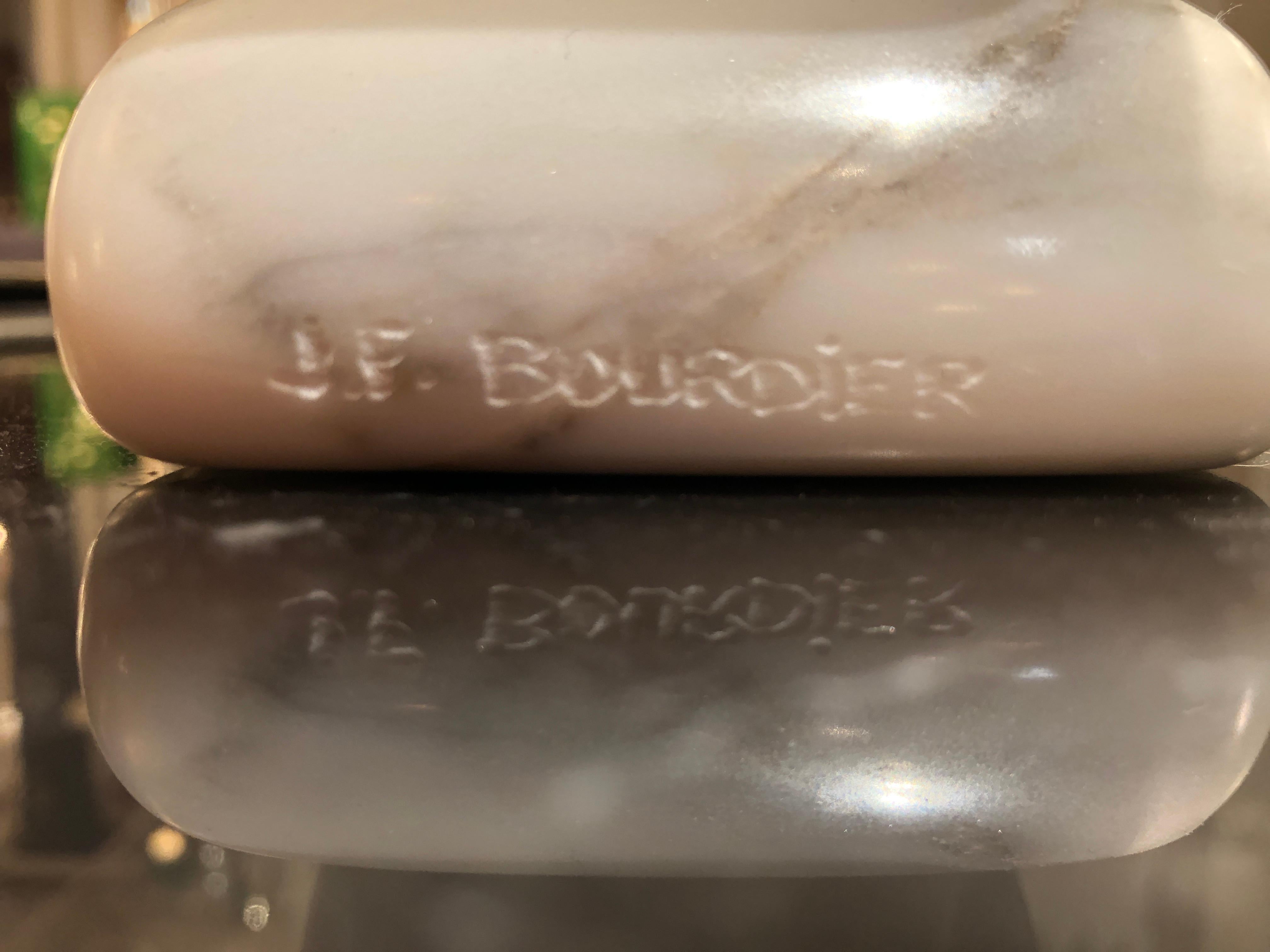 French Marble Sculpture by JF Bourdier, France, circa 2016