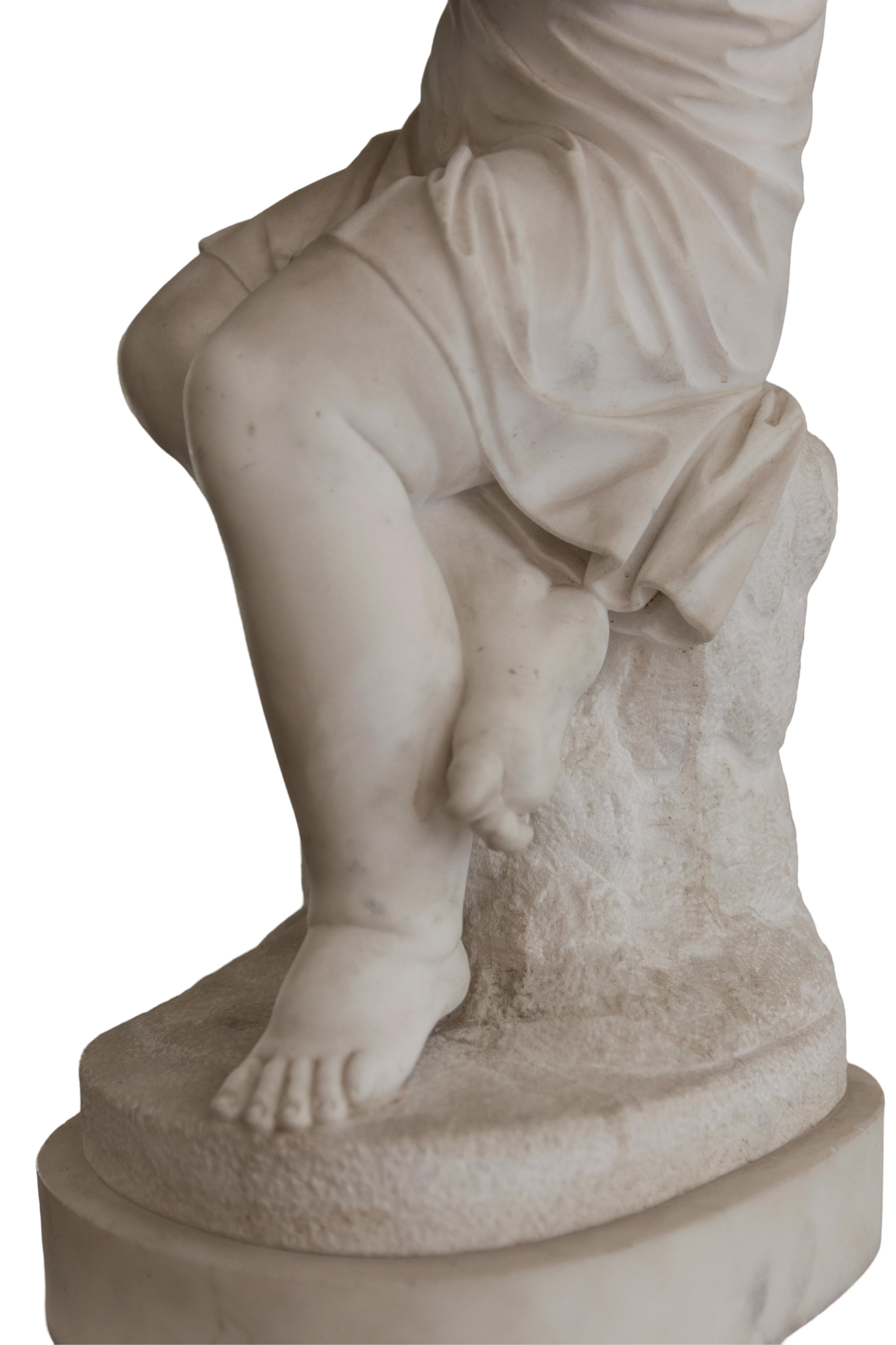 Restauration Sculpture en marbre de Joseph Gott