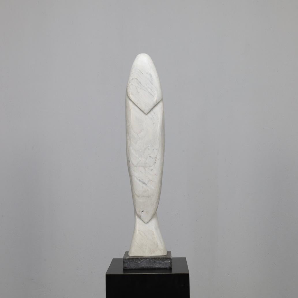 Fin du 20e siècle Sculpture en marbre de Paul Simon, années 1980 en vente