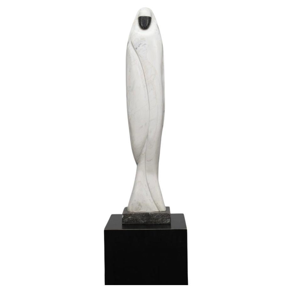 Sculpture en marbre de Paul Simon, années 1980 en vente