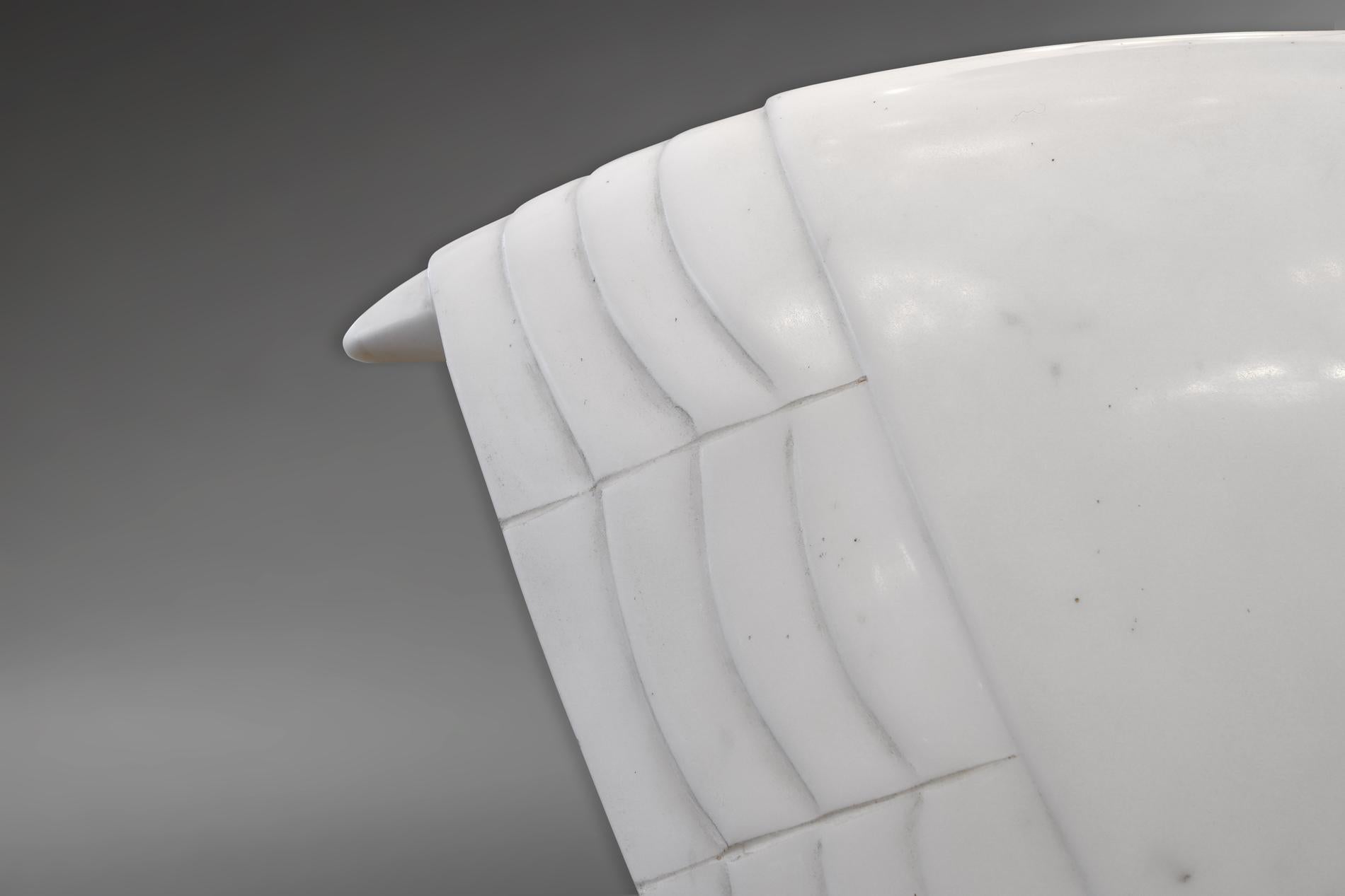 Marble Sculpture by Raymonde Guerbe 