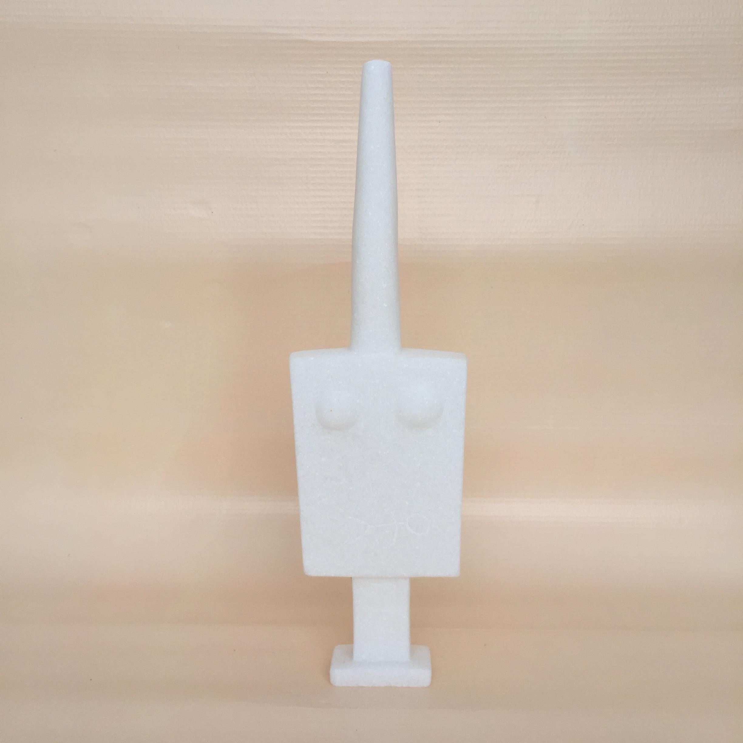 Marble sculpture by Tom von Kaenel
2018
Dimensions: H 42 cm
Materials: Naxian marble

All the artworks of Tom von Kaenel are unique, handcrafted by himself.
The stones all come from the surrounding marble quarries of the island. The Naxian