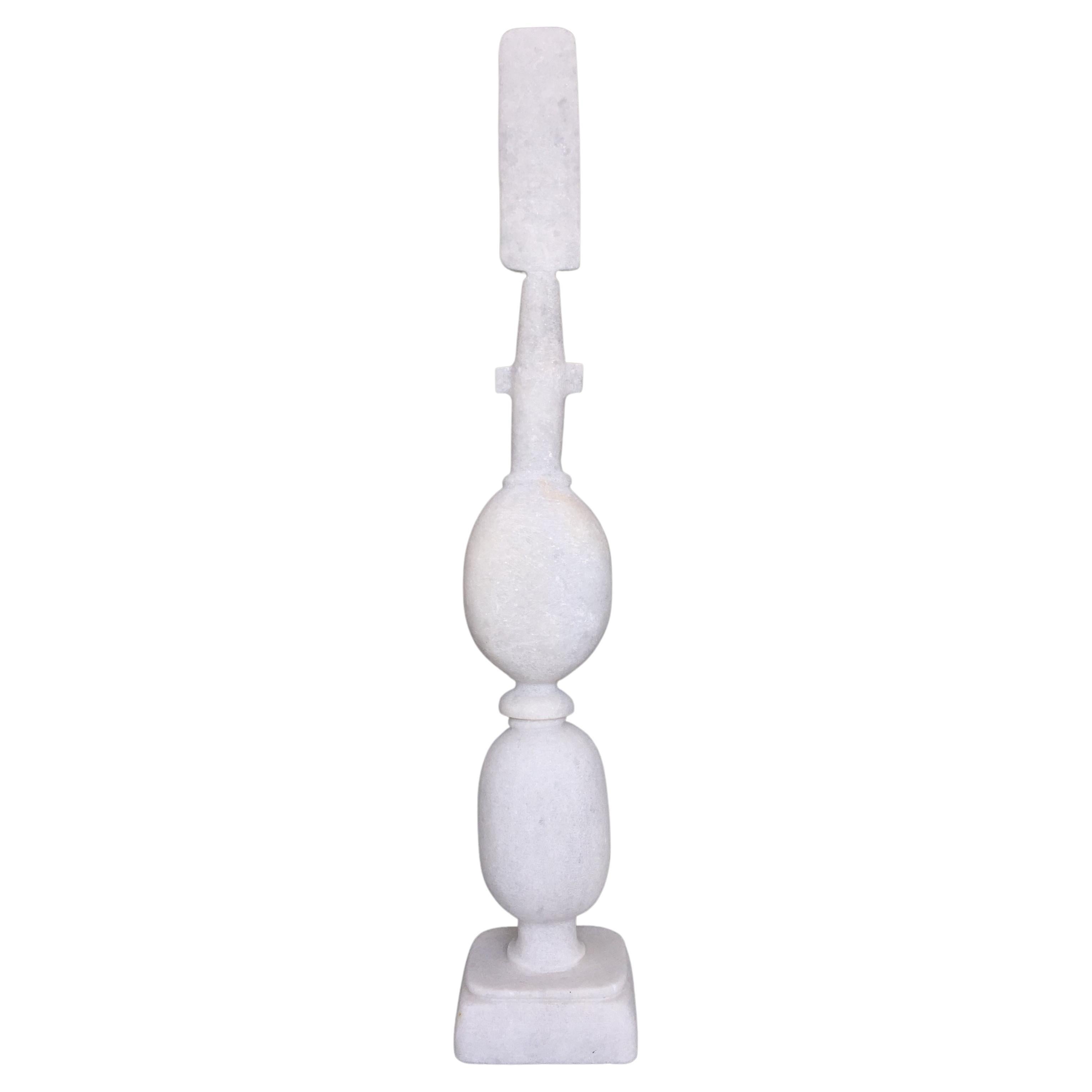 Old Dionysos, Marble Sculpture by Tom von Kaenel For Sale at 1stDibs