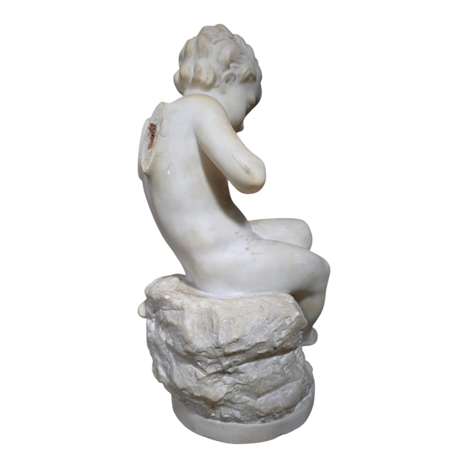XIX secolo Scultura in marmo 