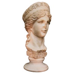 Sculpture en marbre d'Hera