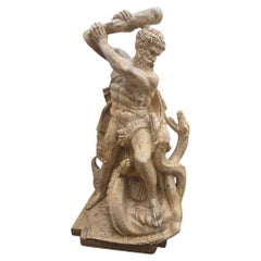 Marble Sculpture of Hercules Fighting the Serpents, Italy, Early 20th Century