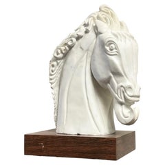 Marble Sculpture of Horse by Amadeo Gennarelli (1881-1943)
