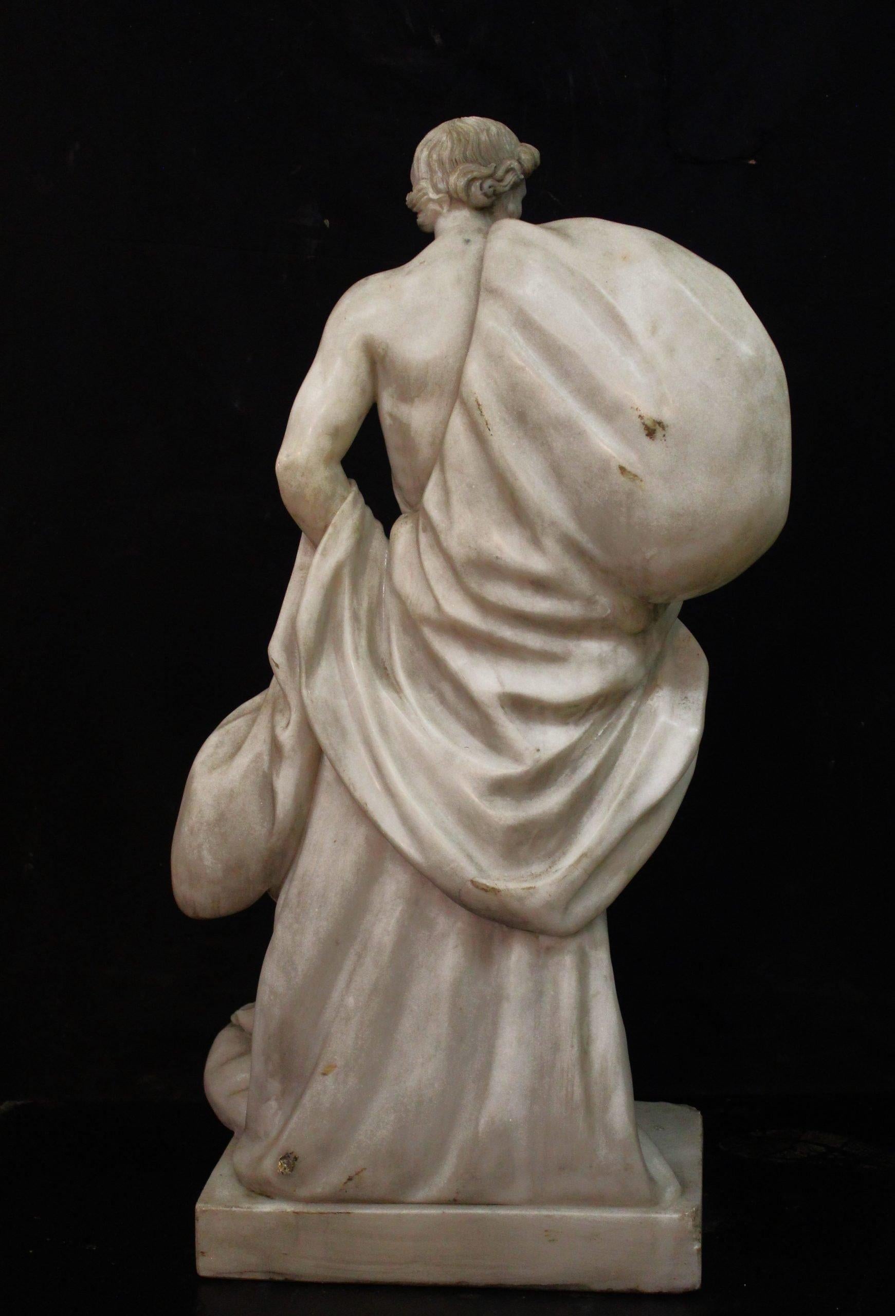 Marmorskulptur von Oceanus 102 cm im Zustand „Gut“ im Angebot in Rome, IT