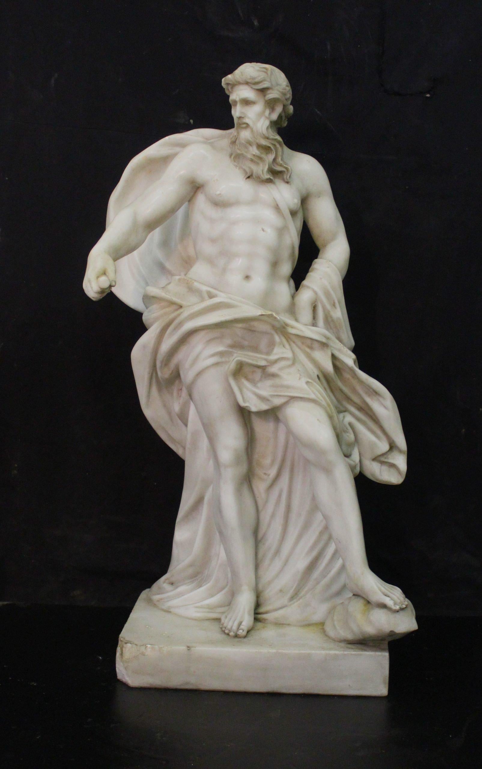Marble sculpture of Oceanus 102 cm
