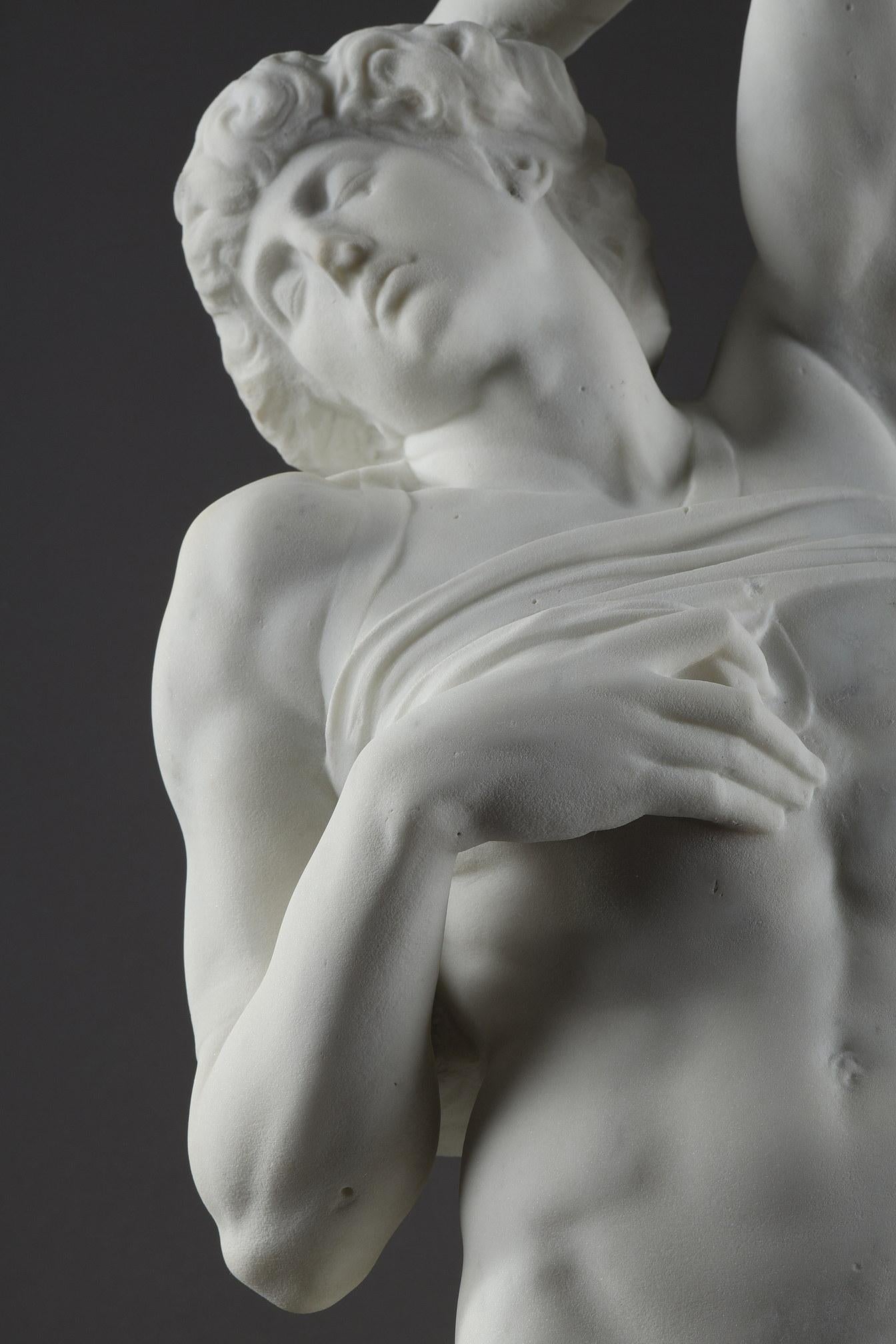 Marble sculpture of the dying slave after Michelangelo 9