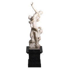 Scultura in marmo Ratto delle Sabine dopo Giambologna, Italia XIX secolo