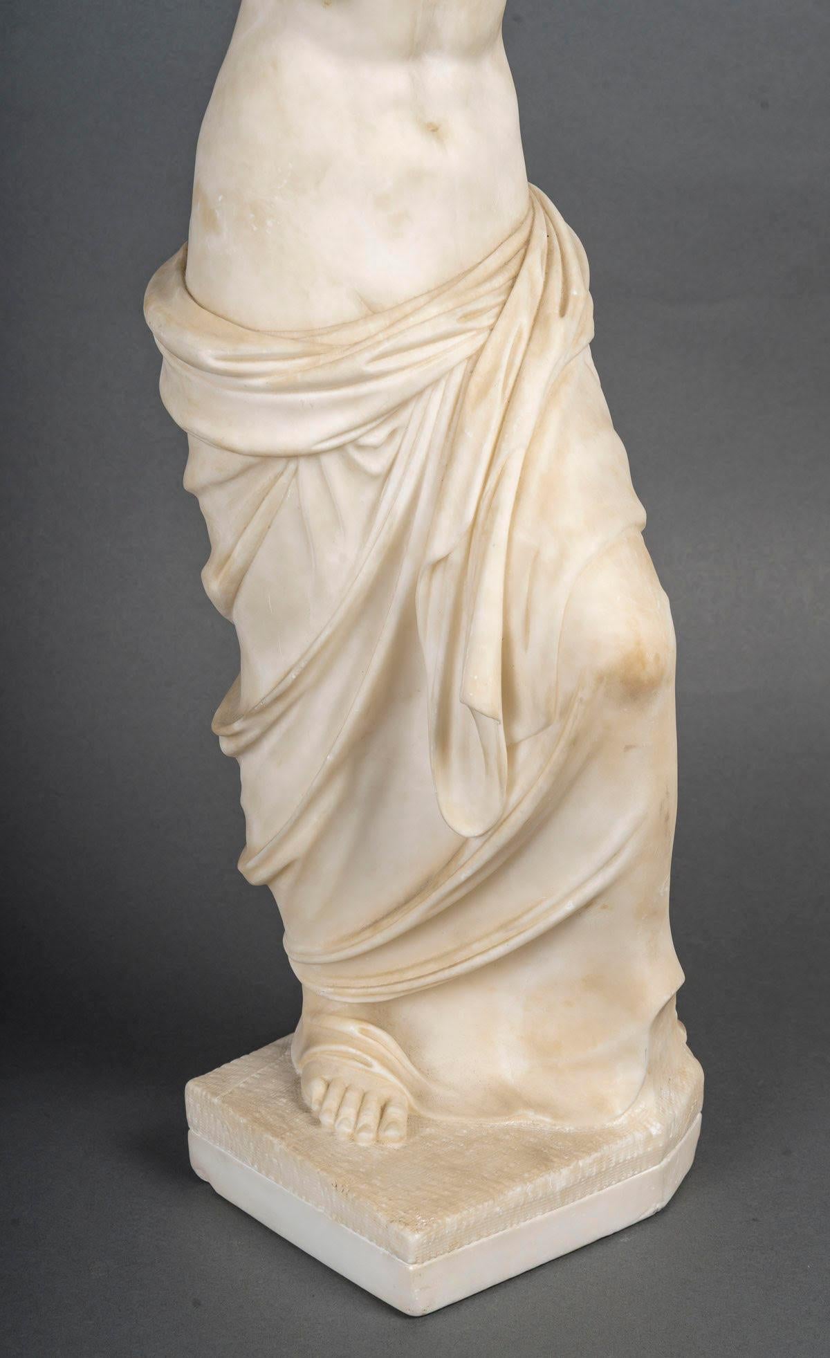 Marble Sculpture Representing the Venus de Milo, 20th Century. 1