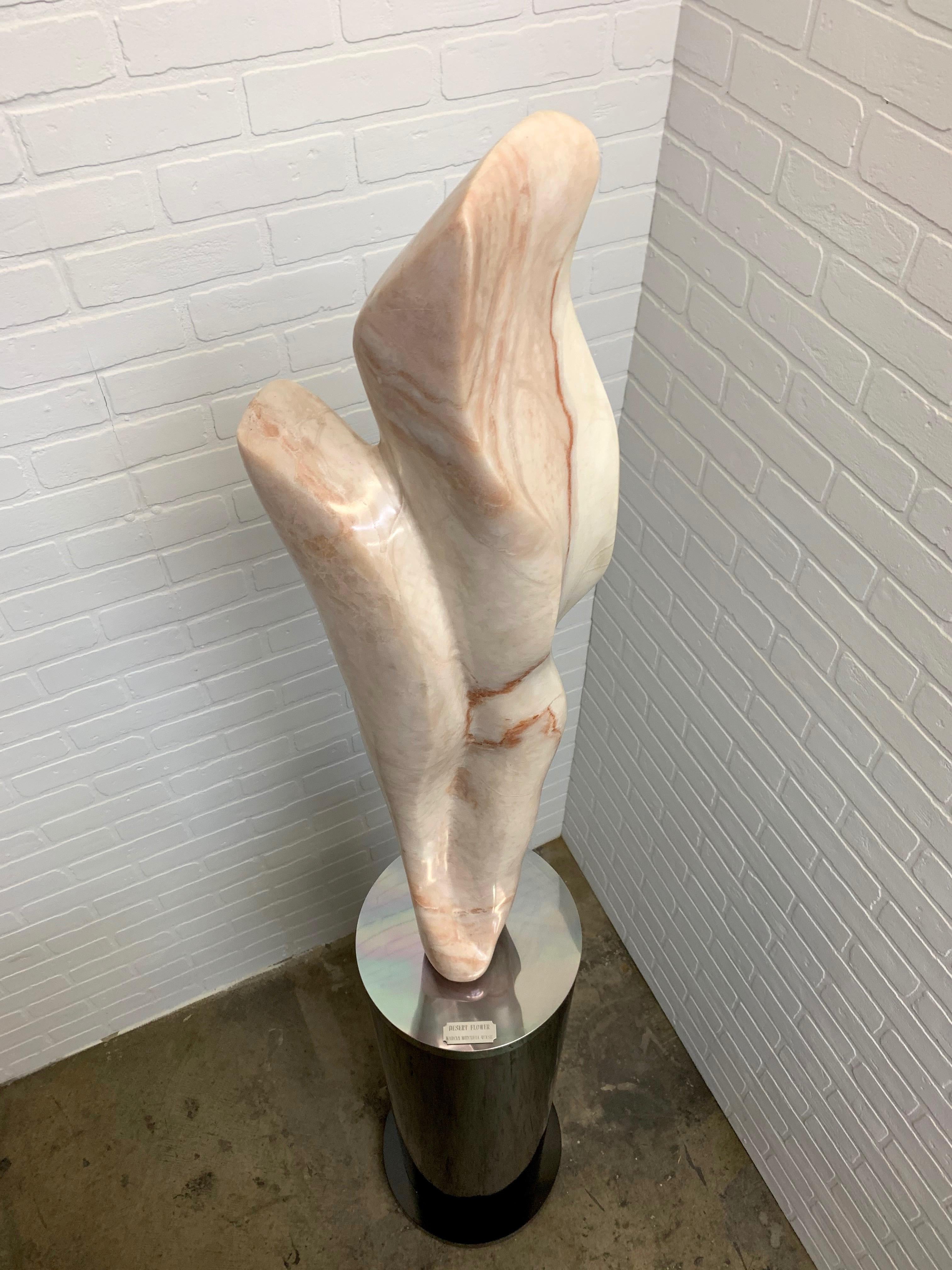 20th Century Marble Sculpture Titled 