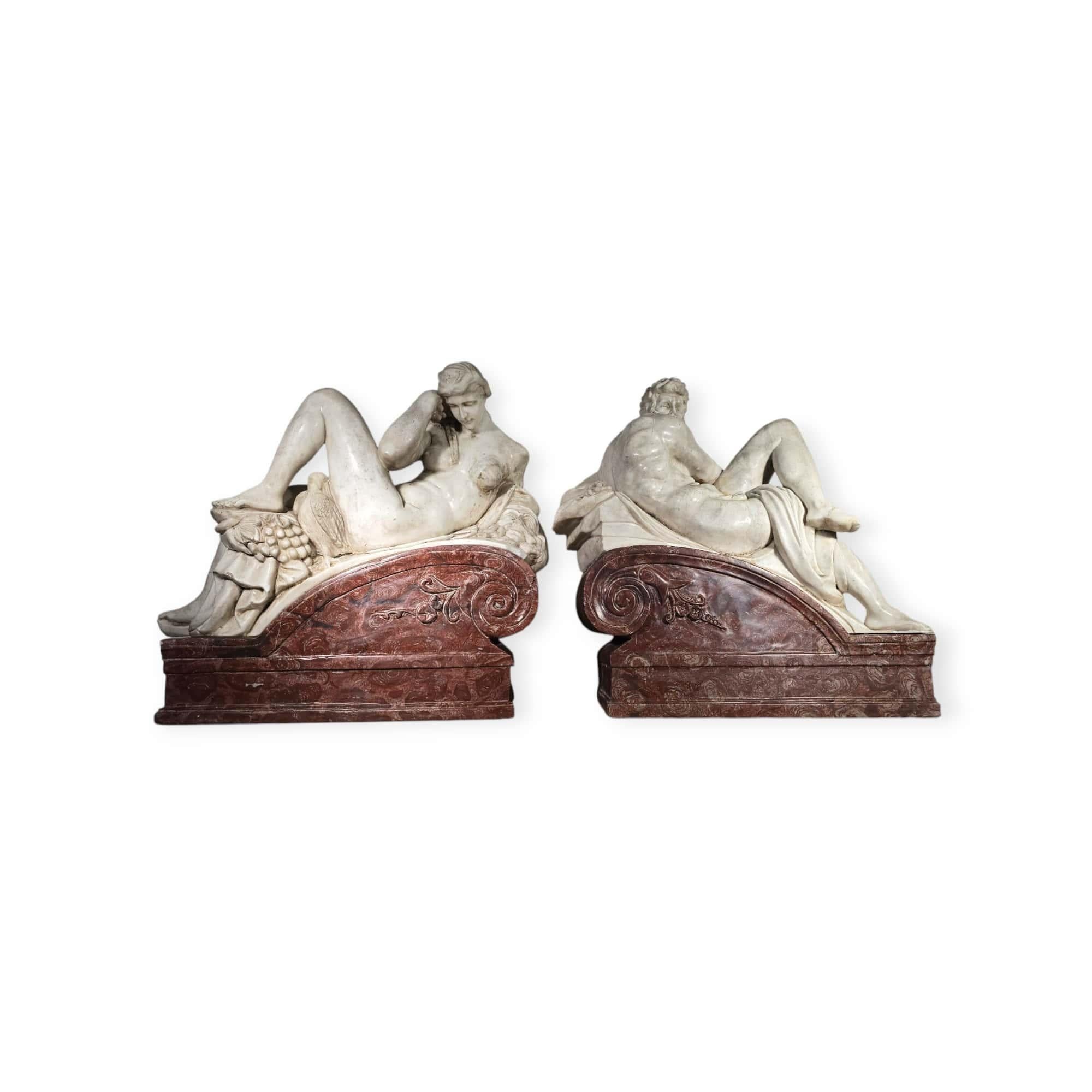 Sculture in marmo di Michelangelo Buonarroti - 