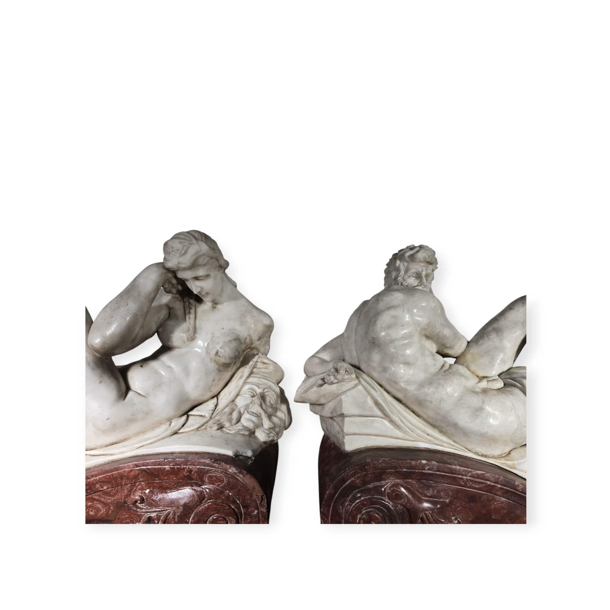 Sculture in marmo di Michelangelo Buonarroti - 