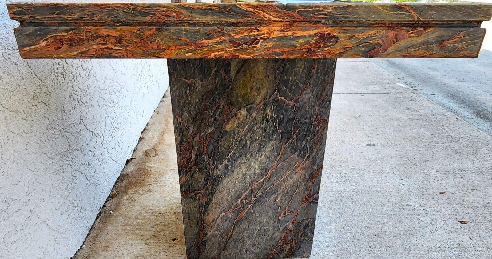 Marble Side End Accent Table Boho Vintage For Sale 6