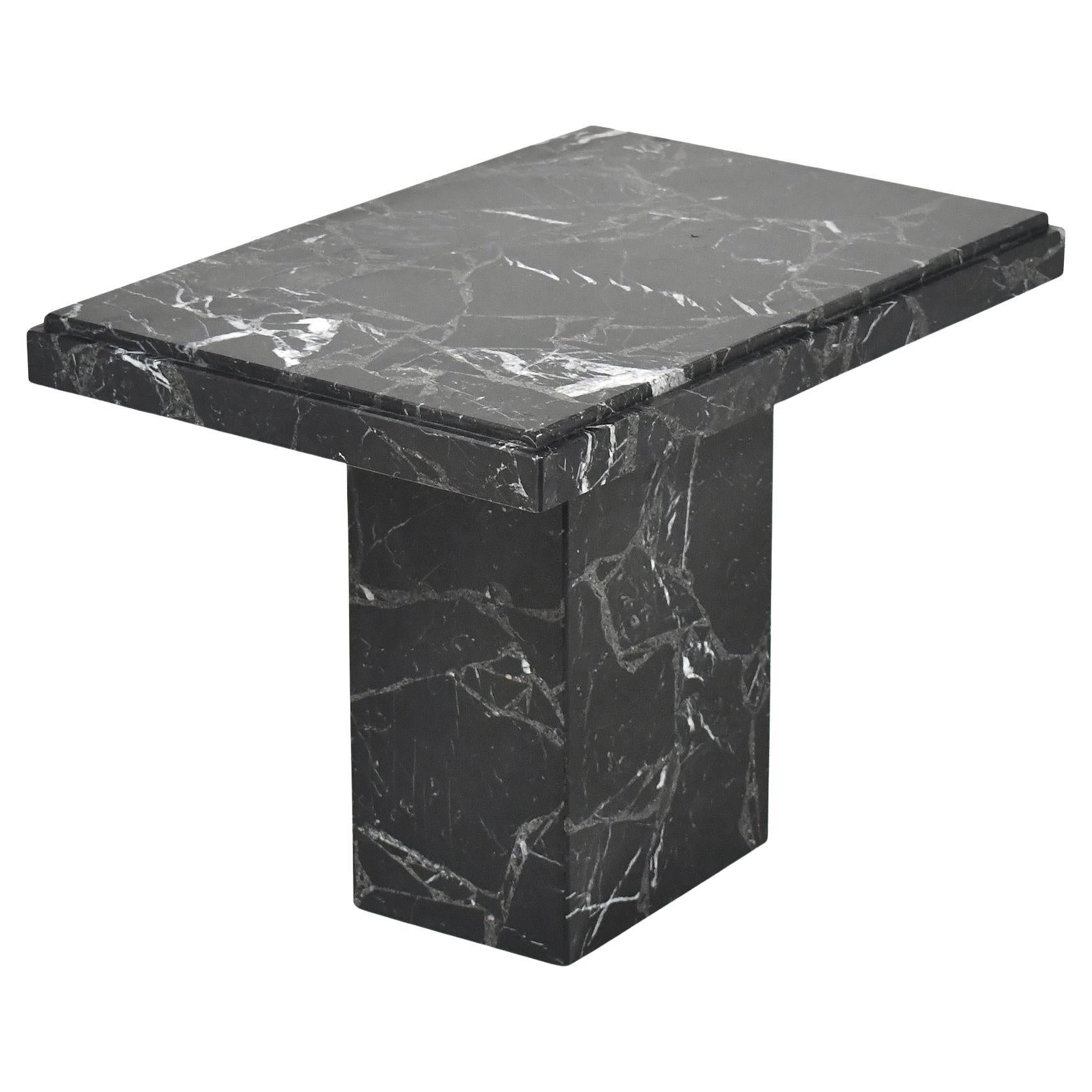 Table d'appoint en marbre Ello en vente