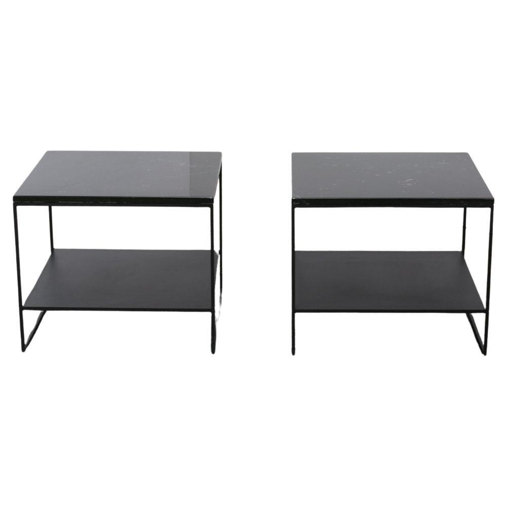 Tavolino in marmo di Minotti, Set di due