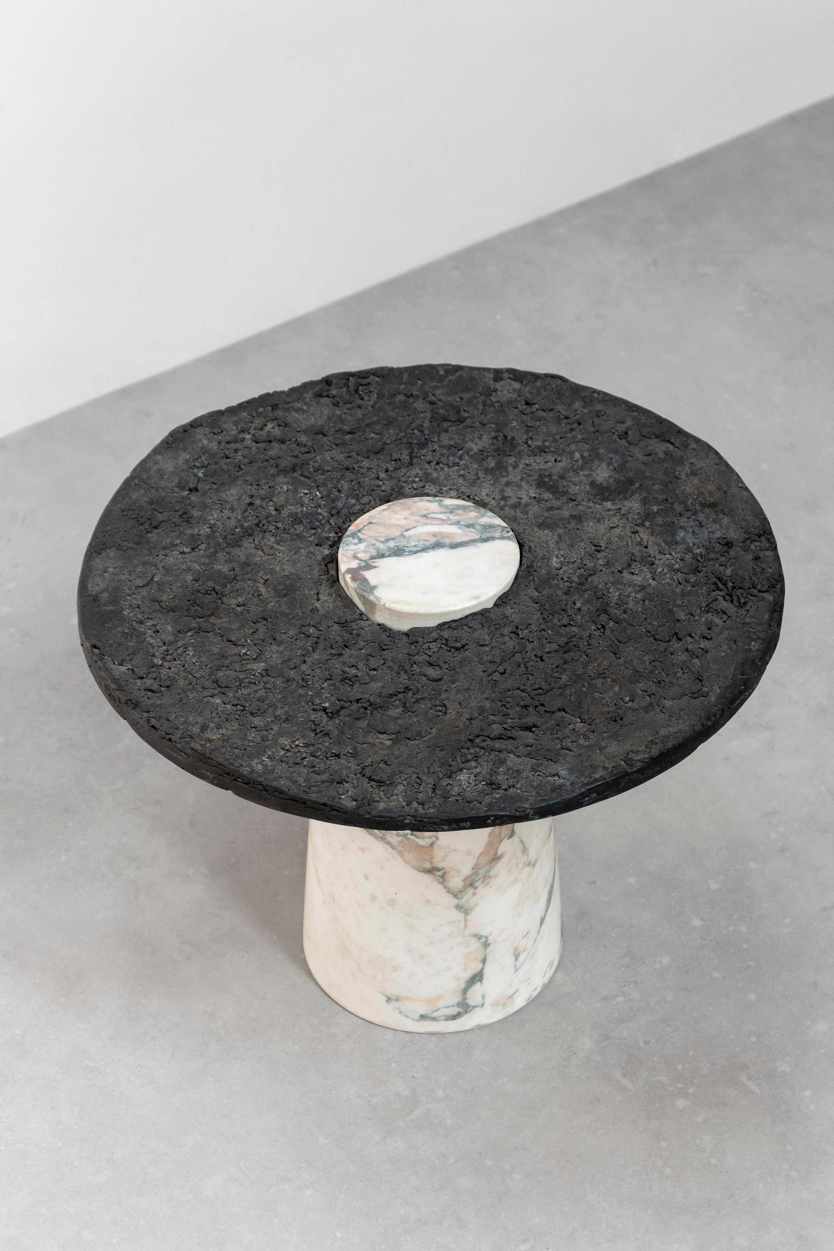 Modern Marble Side Table by Tipstudio For Sale