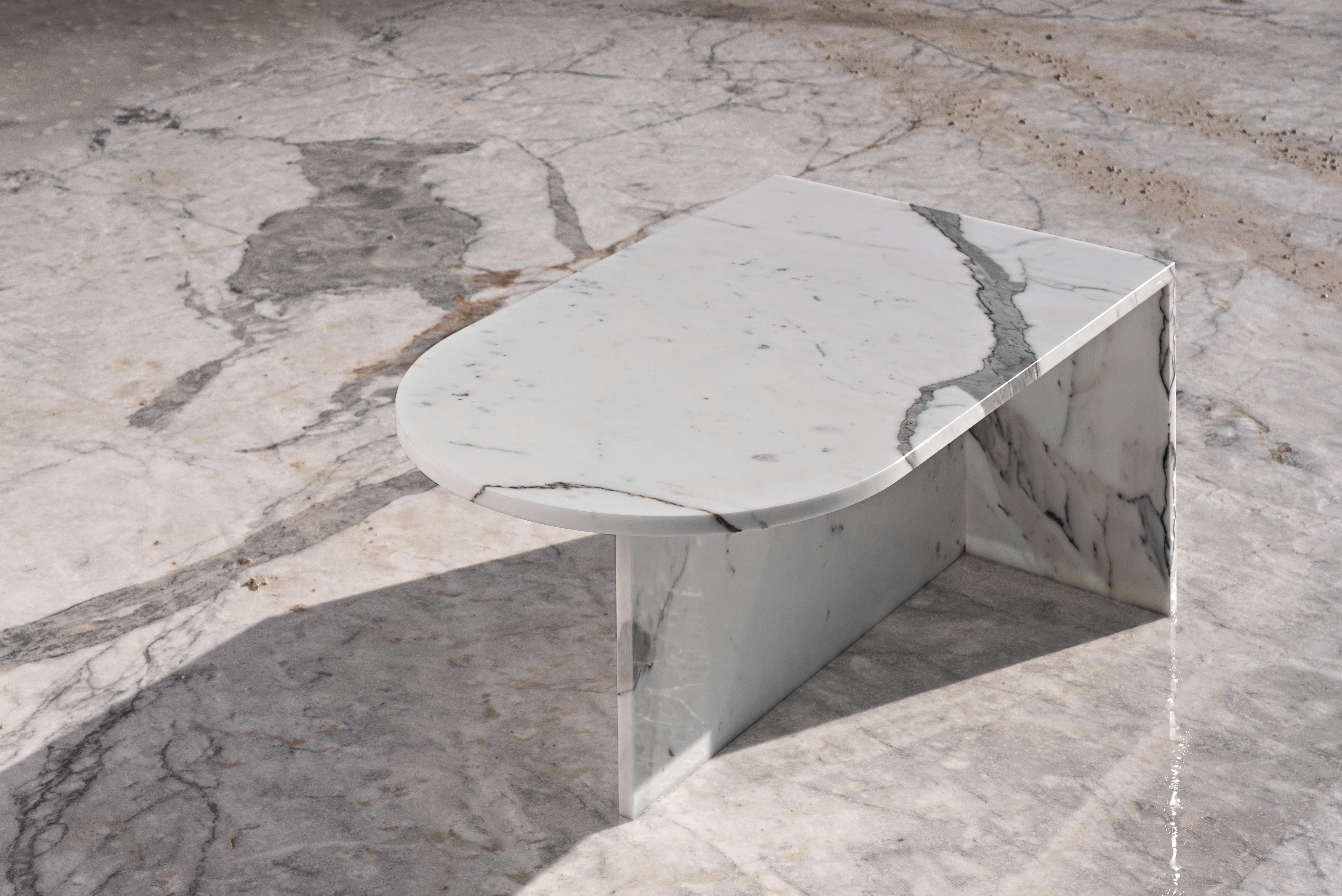 Marble Side Table Set by Edition Club In New Condition For Sale In Geneve, CH