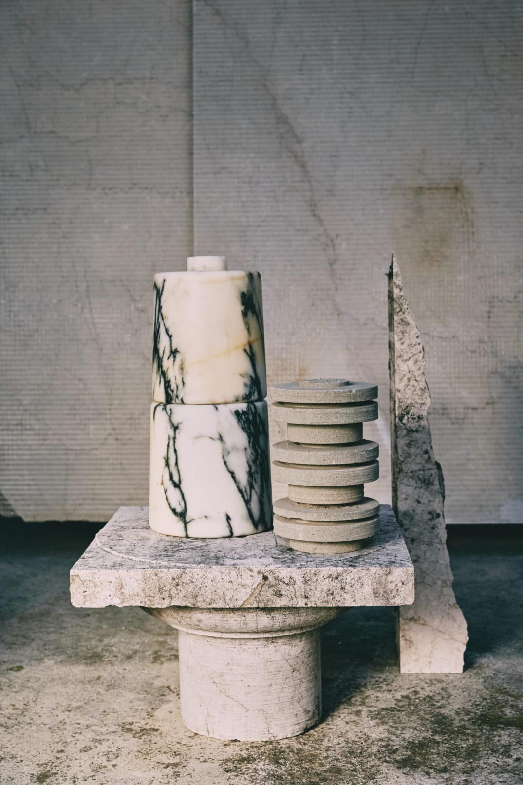 Marble Side Table Set by Samuele Brianza 4