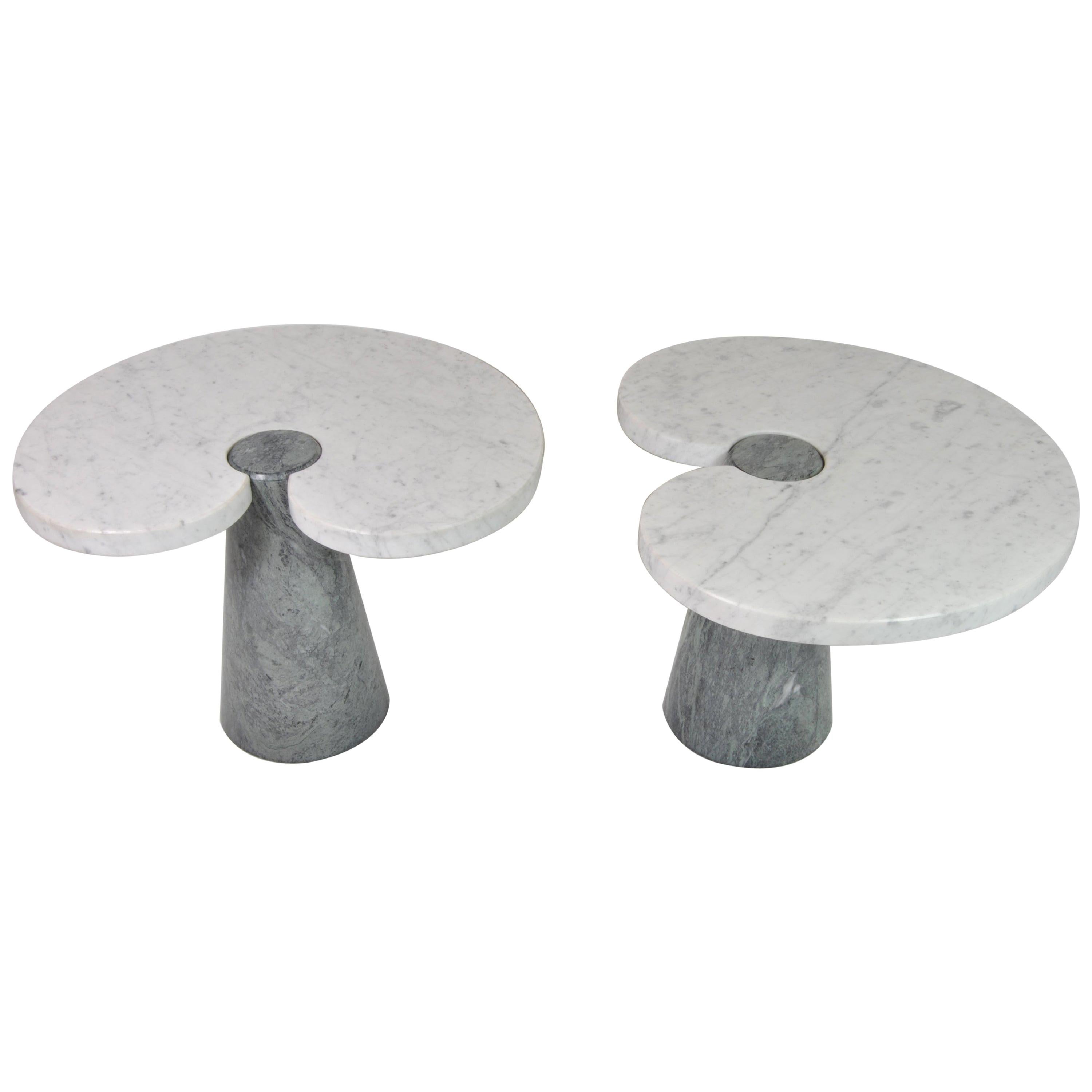 Marble Side Tables, Design by Angelo Mangiarotti for Skipper, Italy, 1970