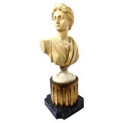 Marble Simulated Bust of "Artemis", Greece, circa 1950s