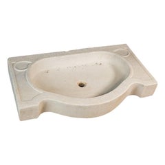 Circa 19th Century Greek Marble Sink 