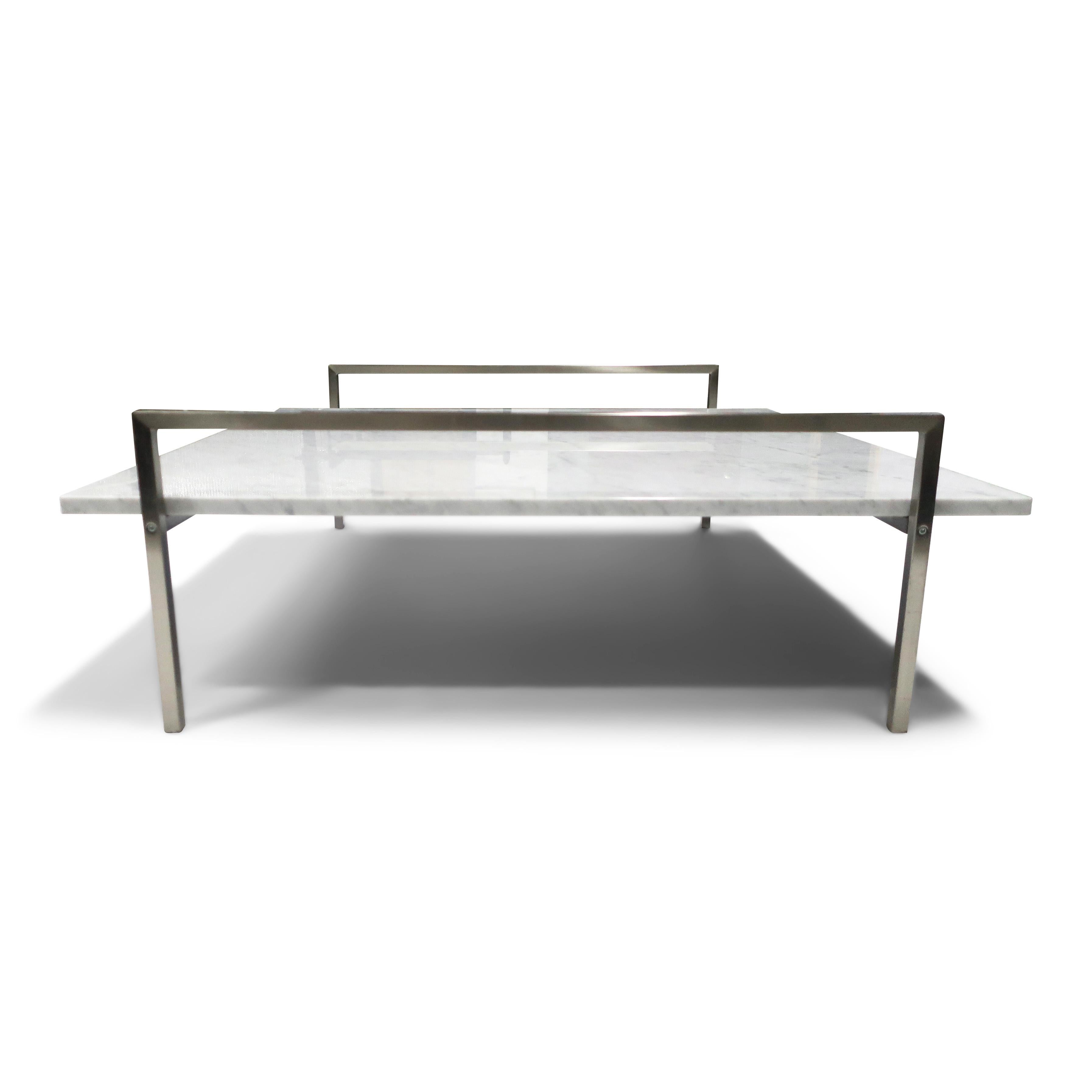 20th Century Marble Skinny Coffee Table by Prospero Rasulo for Zanotta For Sale