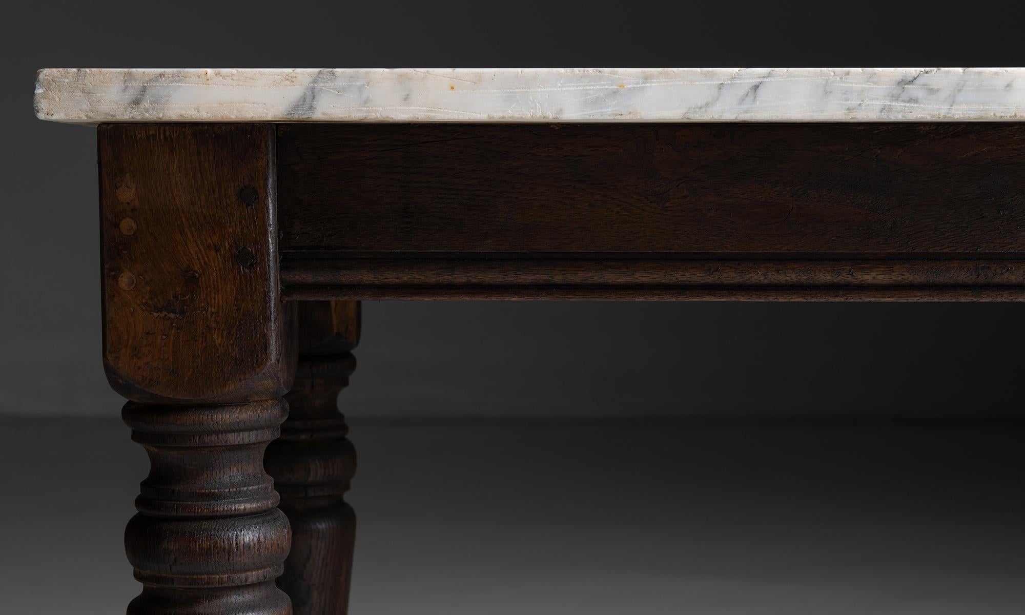 Marble Slab Bakery Table, France circa 1880 1