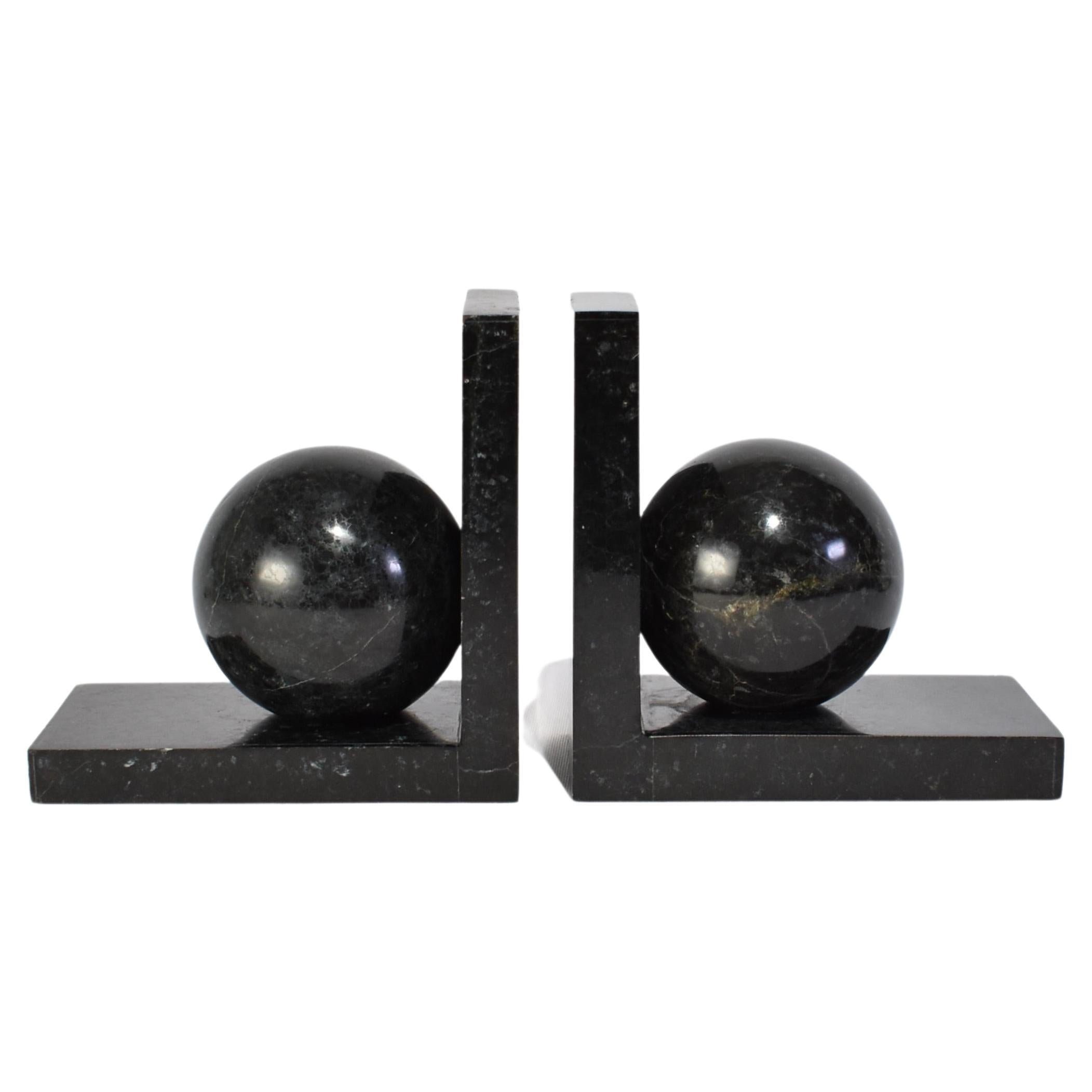 Modern Art Deco Marble Sphere Sculpture For Sale at 1stDibs