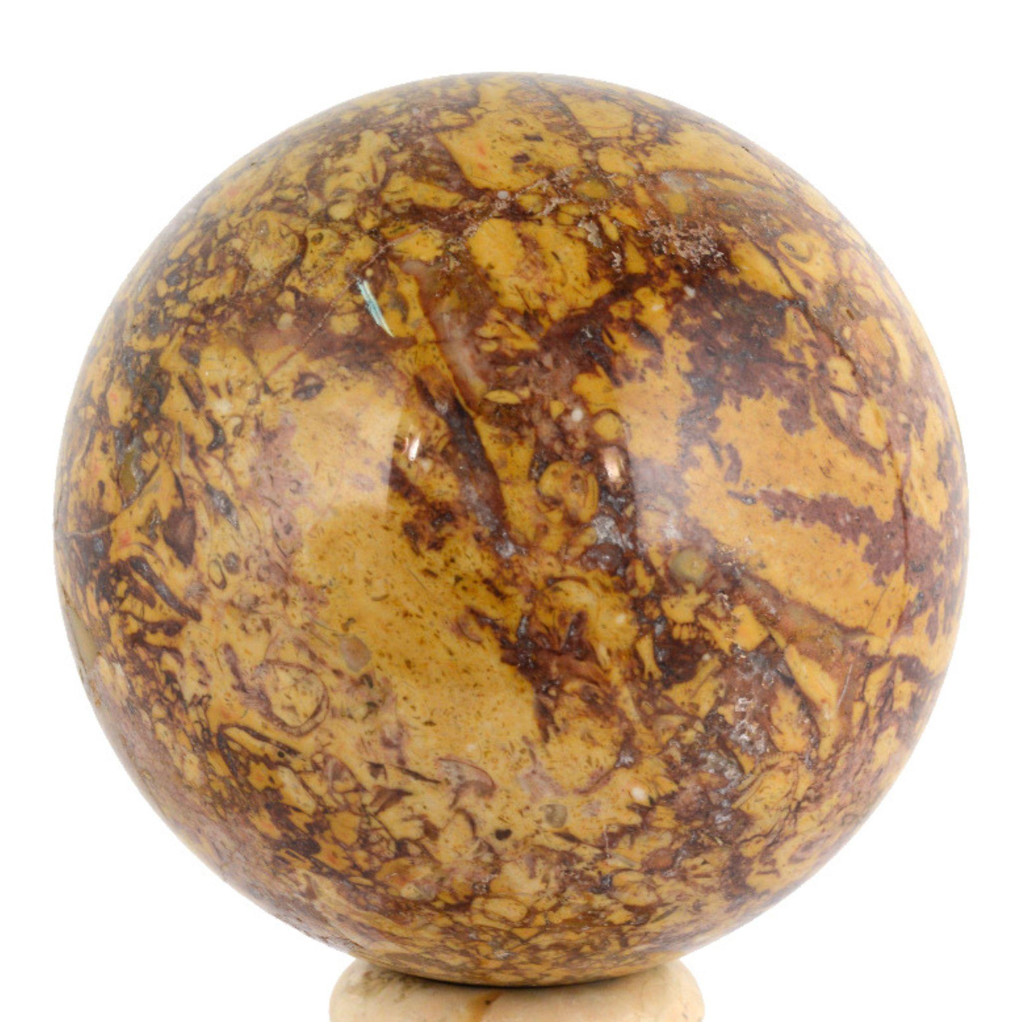 Galileo marble sphere paperweight In New Condition For Sale In Firenze, FI