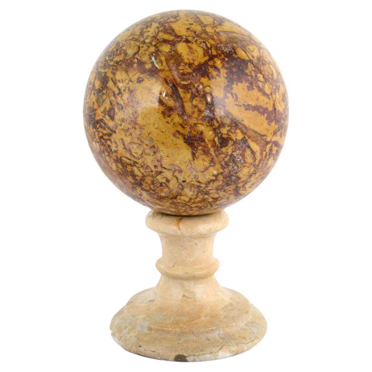Galileo marble sphere paperweight For Sale