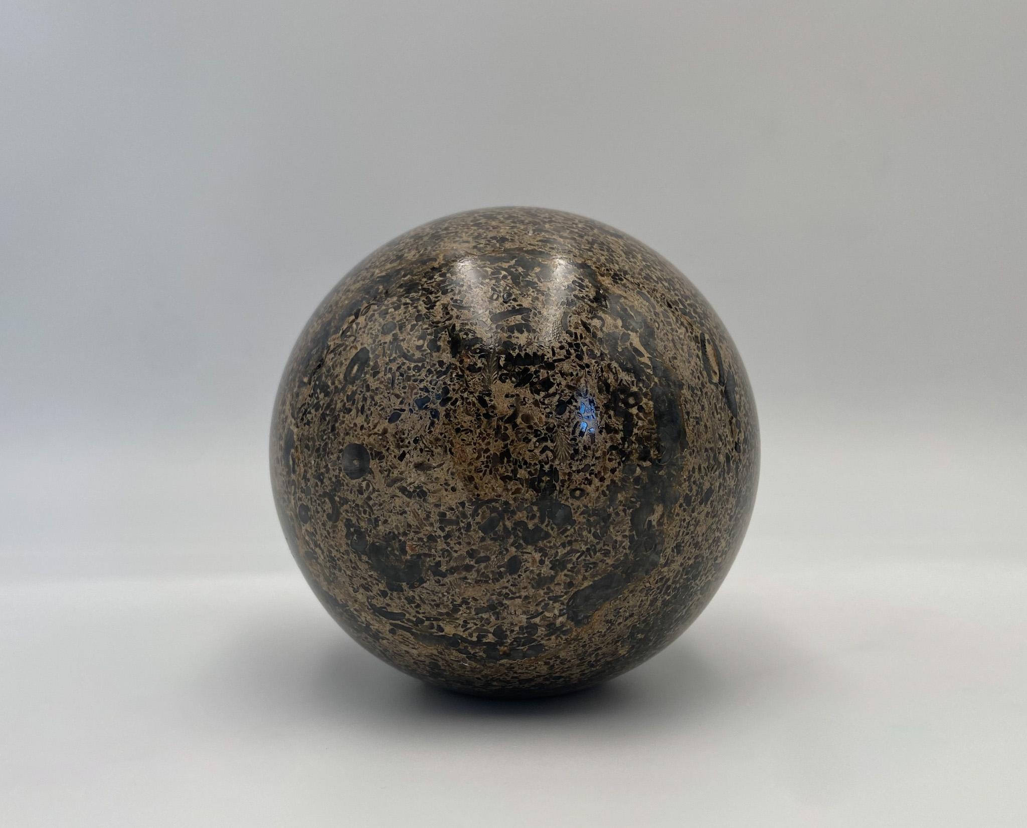 Marble Sphere Paperweight / Sculpture, 1980's. 