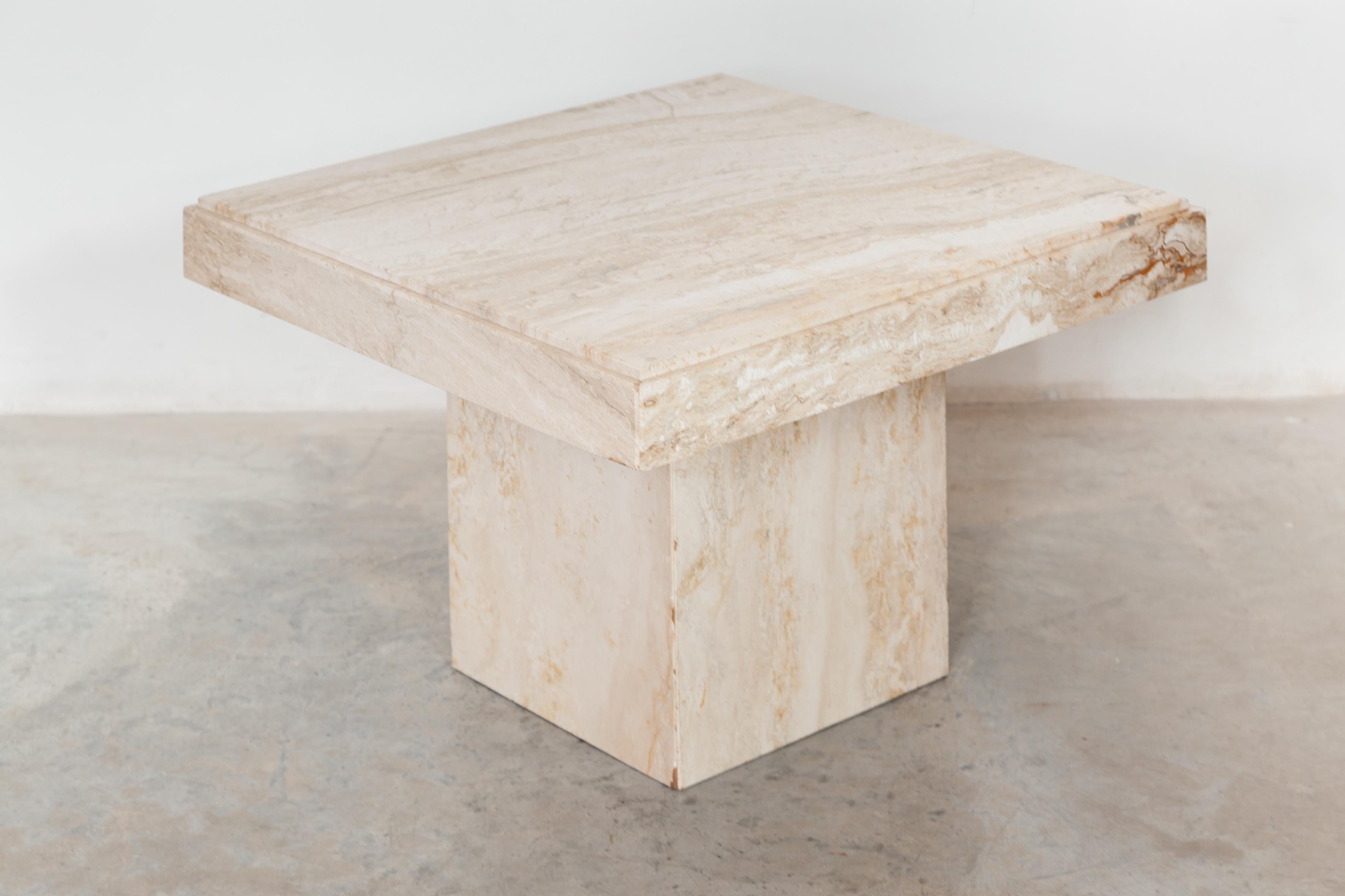 Italian Marble Square Coffee Table, Italy